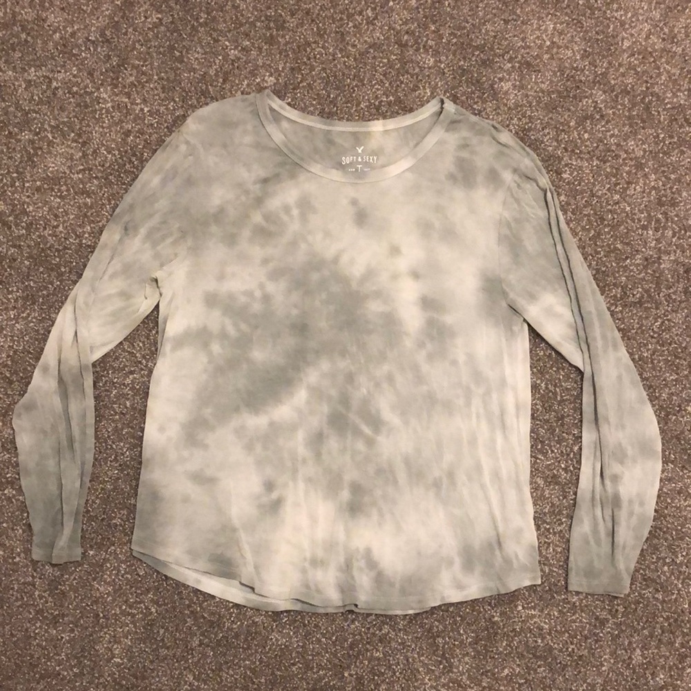 American Eagle Outfitters Soft & Sexy Tie-Dye Long Sleeve Tee